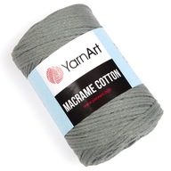 YarnArt Macrame Bavlnená šnúra ŠEDÁ ZELENÁ 794