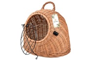 Prútená búdka Transporter Wicker pre mačku alebo psa, 54 cm