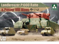 Tank Landkreuzer P1000 Ratte a Maus VIII model 3001 Takom