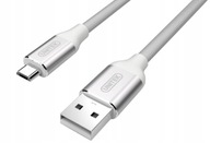 UTK USB-mikro USB KÁBEL 1m NYLONOVÝ HLINÍKOVÝ BRAID S