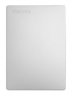 Externý disk Toshiba Canvio Slim 2TB, USB 3.0, strieborný