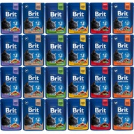 Brit Cat vrecúška MIX CHUTÍ 24x100g