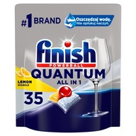 Finish, Quantum All in 1 citrónové kapsuly, 35 kusov