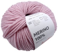 MERINO priadza 100% 7 RUŽOVÁ 50g102m KATIA 14776