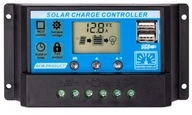 Solárny regulátor SOL 20A LCD 2xUSB PWM VOLT