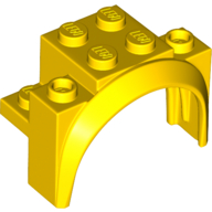 LEGO blatník blatníka žltý 2X4X2 1/3 1ks 18974 N