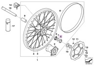 Tesniaci krúžok na koleso BMW G 450 ORIGINÁL