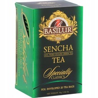 Zelený čaj Basilur Sencha vo vrecúškach 20x1,5g