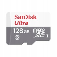 SANDISK 128 GB micro SD XC CL 10 ULTRA 100 MB UHS1