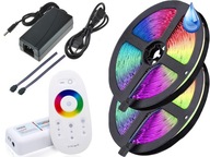 Vodotesná RGB KIT 10M Strip 300 LED diaľkové ovládanie