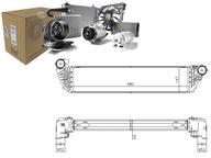 INTERCOOLER RENAULT ESPACE IV LAGUNA II VEL SATIS