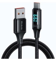 McDodo Kábel USB-C QC meranie 66W 6A 1,2m