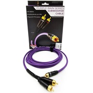 Kábel subwoofera Melodika MDSWY40 Y 1-2RCA 4,0m