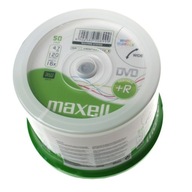 DVD+R disky 4,7 GB 16X MAXELL PRINTABLE torta 50 ks