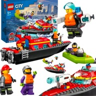 LEGO CITY HASIČSKÁ ČLNA CITY LEGO VZDELÁVACIE BLOKY 144 EL POINTON SET