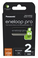 PANASONIC ENELOOP PRO AA BATÉRIA 2x BATÉRIA