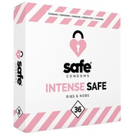 SAFE - Condoms Intense (36 ks) kondómy