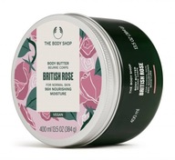 THE BODY SHOP Britské ružové telové maslo BRITISH ROSE BODY BUTTER 400 ml