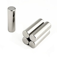 6x20 N38 valcový neodymium magnet 5 A Sada 5 kusov