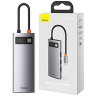 Baseus Hub 6v1 USB-C na USB HDMI USB-C PD RJ45