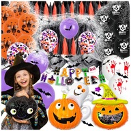 Halloweenske ozdoby Balóniky GARLAND Balónové dekorácie Garland SET 72 EL