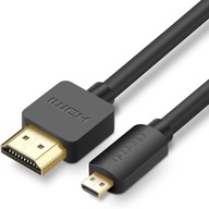 Uzelený TV kábel HDMI micro HDMI 4k 60Hz