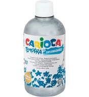 TEMPERA strieborná školská farba CARIOCA 500ml