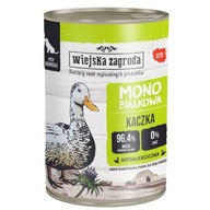 Vidiecky monoproteínový koterec pre psov, kačica, 12x400g