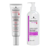 Seboradin OILY HAIR set šampón 400 ml + peeling 100 ml