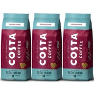 Costa Coffee Zmes tmavomletej kávy bez kofeínu 3x200g