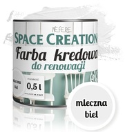 Biela kriedová farba Renovácia nábytku SpaceCreation