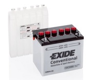 EXIDE BATÉRIA NA BICYKEL 12V 24AH 220A P+ 184x124x175 ELEKTROLYT SÚČASŤOU