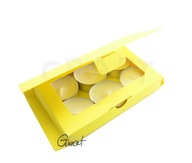 Žltá krabička na čajové sviečky GoatBox