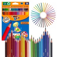 Ceruzkové pastelky BIC Kids Eco Evolution 36 farieb