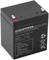 BATÉRIA AGM BEZÚDRŽBOVÁ BATÉRIA EUROPOWER EP 5Ah 12V EP5-12 EP5 5 UPS