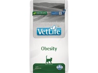 FARMINA Vet Life Obesity krmivo pre mačky 2 kg