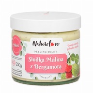 NATUROLOVE Malinový soľný peeling s bergamotom