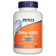 NOW FOODS DHA-1000 Podpora mozgu Kyselina dokosahexaenová DHA USA 1000MG 90K