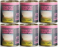 COUNTRY NATURE Bravčové so špenátom 6x850g