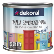 Farba na sklo Dekoral Akrylux. 0,5 l čistý list papiera