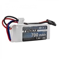 LI-PO BATÉRIA 7,4V 2S 700mAh 20C REDOX Jakar