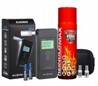 AlcoFind Elite alkohol tester + kalibrácie, kryt a 500 ml hasiaci sprej