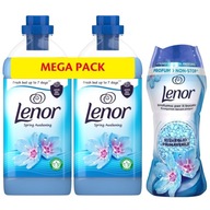 Lenor Spring aviváž 98 praní + Lenor spring Awakening pearls 210g