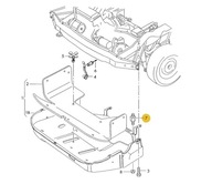 SKRUTKA KRYTU MOTORA VW T4 Golf Passat