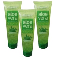 Aloe gél gél Aloe Vera 99% na ochlpenie tela na tvár tvár 3x250 ml