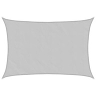 vidaXL Shade Sail Light Grey 2,5x2 m 100% Polyester