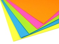 Farebný kopírovací papier A4 - fluo, 80 g, 100 listov.