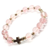 Náramok na zápästie ROSARY Cherry Quartz