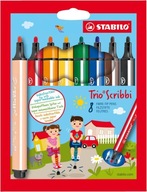 Fixky Stabilo Trio Scribbi, 8 farieb