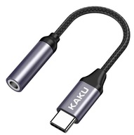 Adaptér slúchadiel USB typu C na 3,5 mm mini jack